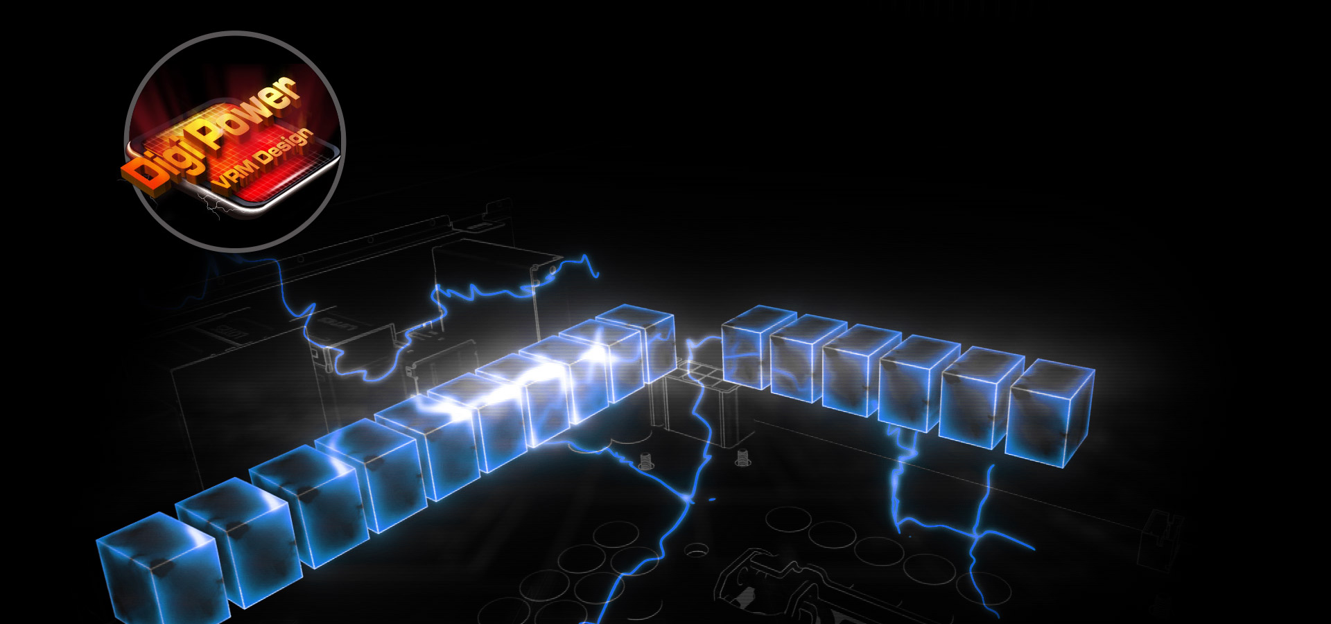 16 Power Phase Design of the motherboard