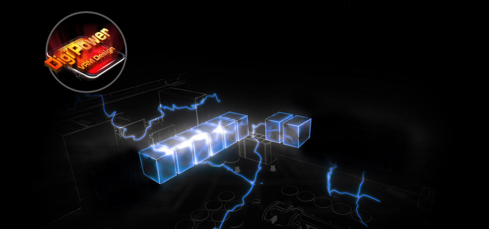 8 Power Phase Design of the motherboard