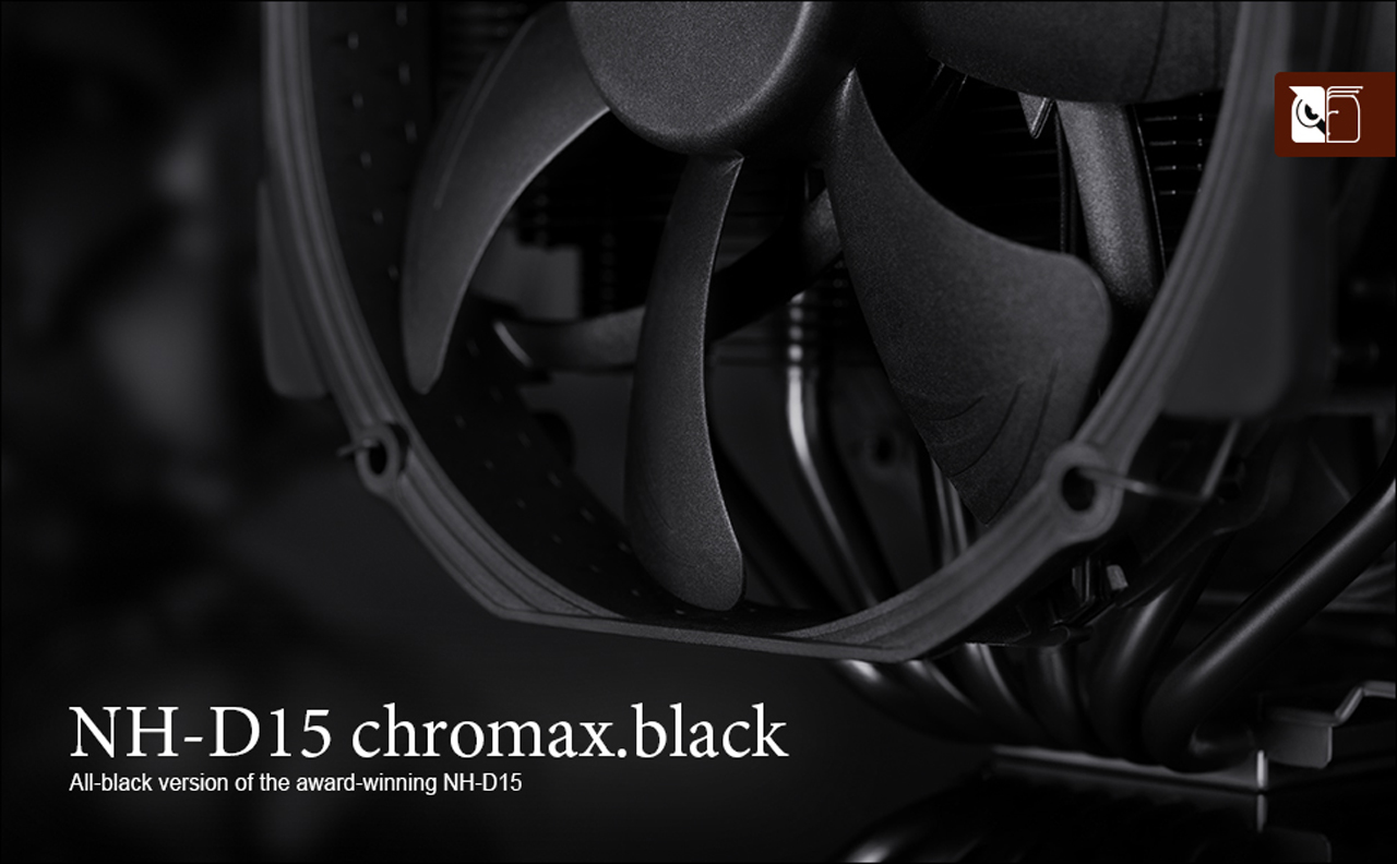 Noctua NH-D15 chromax.black, Dual-Tower CPU cooler (140mm, Black