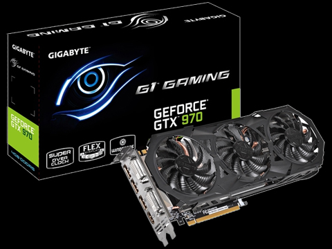 GIGABYTE GeForce GTX 970 4GB G1 GAMING OC EDITION, GV-N970G1