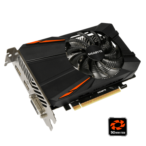 GIGABYTE GeForce GTX 1050 DirectX 12 GV 