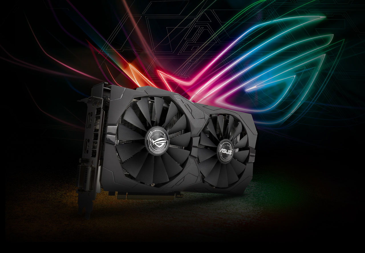 Asus Rog Strix Radeon Rx 570 Directx 12 Video Card Newegg Com