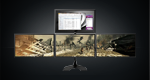 NVIDIA 3D Vision Surround™ with up to Four Monitors
