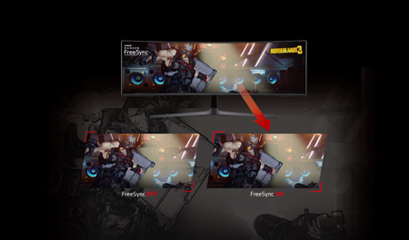 FreeSync technology and three monitors