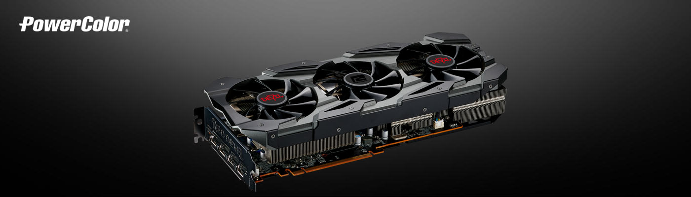 main banner of PowerColor RED DEVIL Radeon RX 5700 XT graphics card