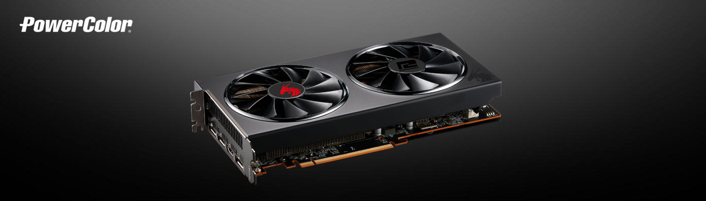 main banner of PowerColor Red Dragon Radeon RX 5500 XT graphics card