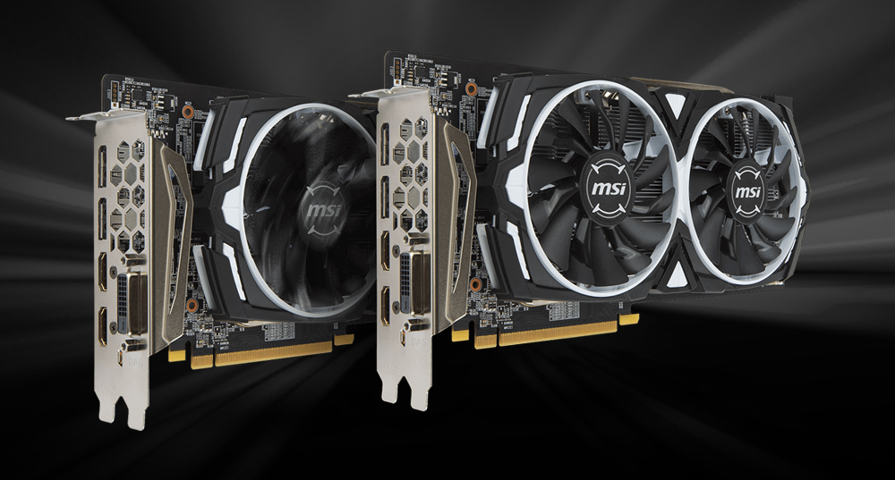 Msi Radeon Rx 580 Directx 12 Rx 580 Armor 8g Oc Video Card Newegg Com