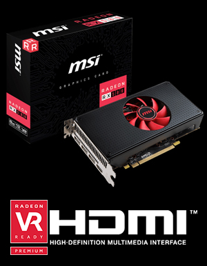 MSI Gaming Radeon RX 580 256-bit 8GB 