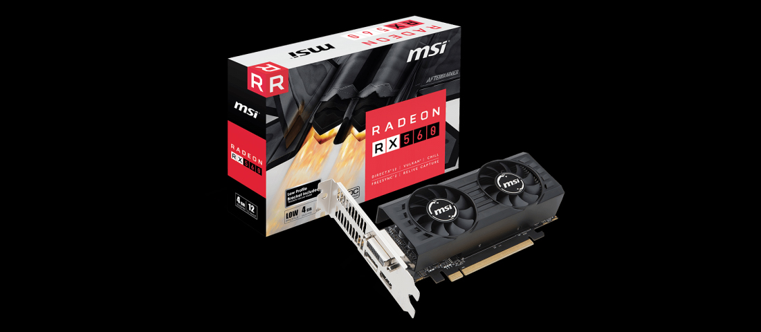 Radeon RX 560 4GT LP OC Video Card 