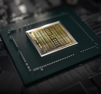  Closeup of the Turing GPU 