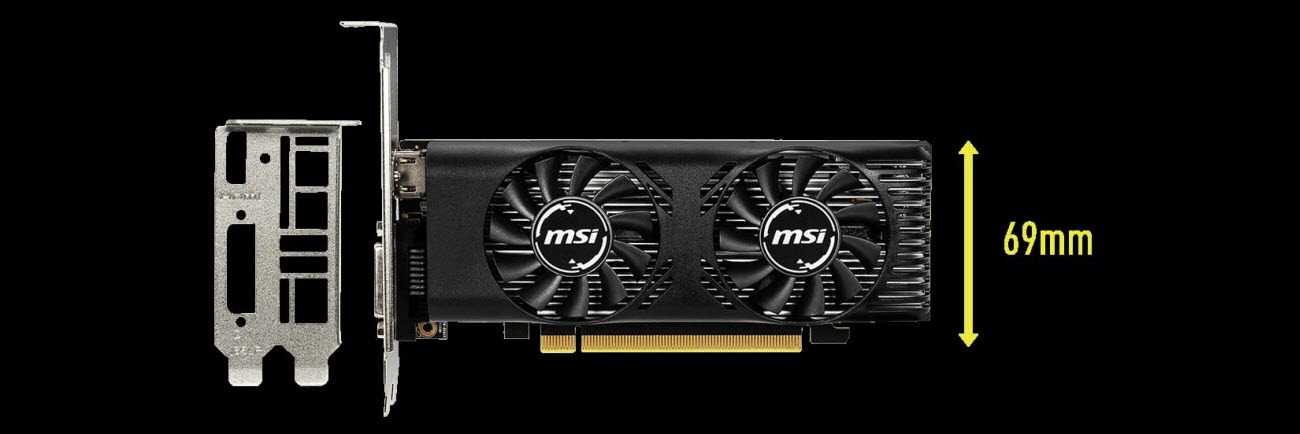 MSI GeForce GTX 1650 4GB GDDR5 PCI Express 3.0 x16 Low Profile