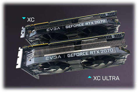 kapital Forbindelse Foran EVGA GeForce RTX 2070 XC ULTRA GAMING, 08G-P4-2173-KR, 8GB GDDR6, Dual HDB  Fans & RGB LED - Newegg.com