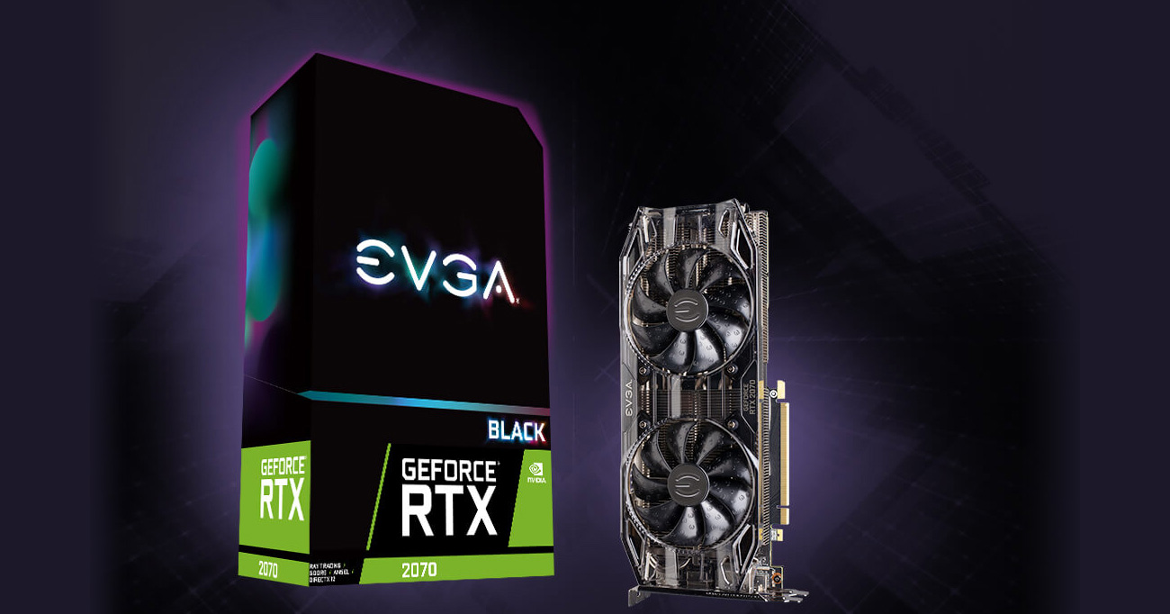 EVGA GeForce RTX 2070 XC BLACK EDITION GAMING, 08G-P4-2071-KR, 8GB 