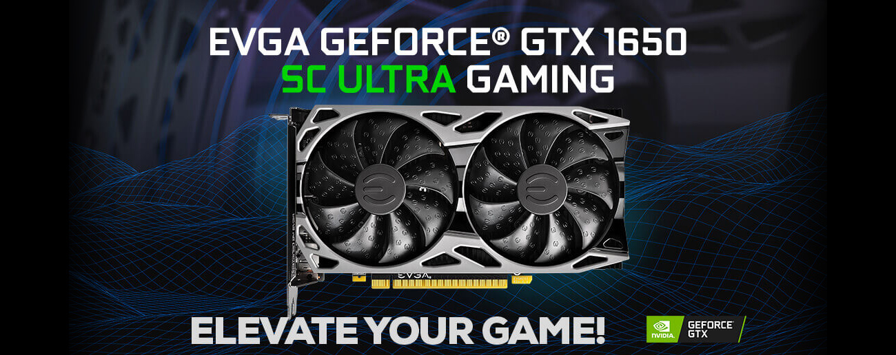 EVGA GeForce GTX 1650 SC ウルトラゲーム 04G-P4-1057-KR 4GB GDDR5