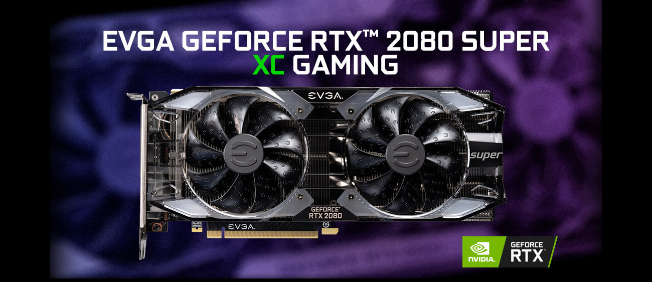 EVGA GeForce RTX 2080 SUPER XC GAMING Video Card, 08G-P4-3182-KR 