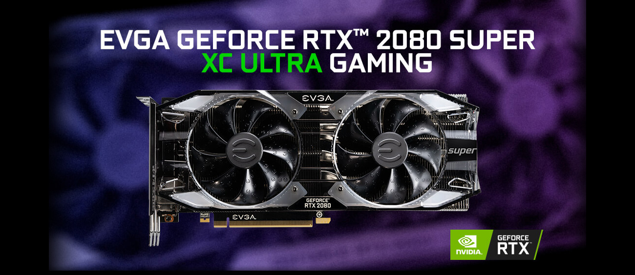 EVGA GeForce RTX 2080 SUPER XC ULTRA GAMING Video Card, 08G-P4 