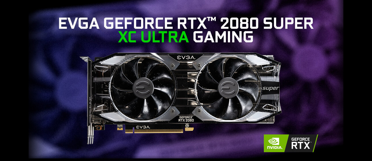 EVGA GeForce RTX 2080 SUPER XC ULTRA GAMING Video Card, 08G-P4