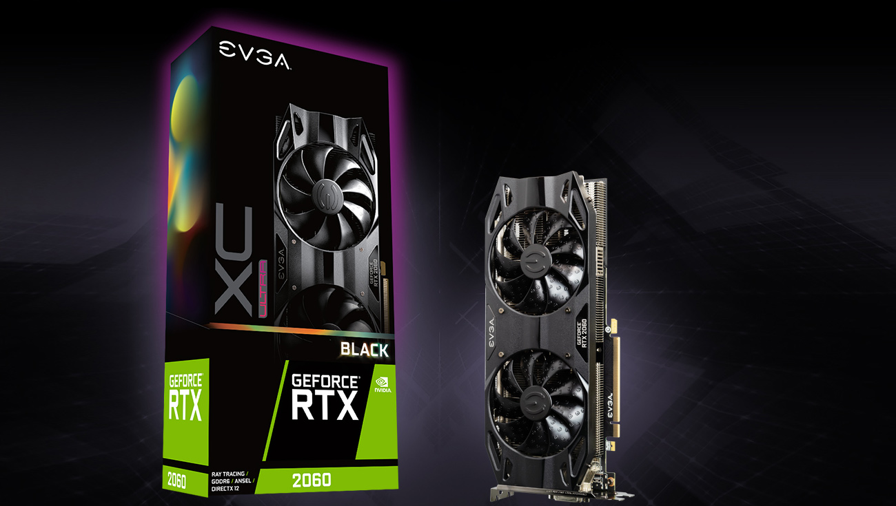 EVGA GeForce RTX 2060 XC ULTRA BLACK GAMING Video Card, 06G-P4 