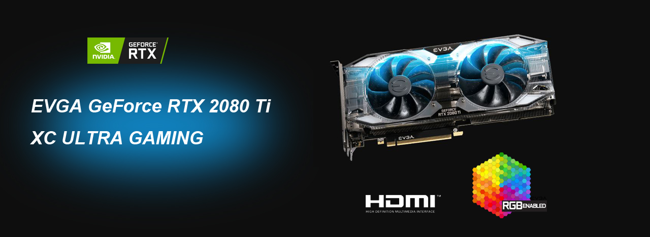 A banner for the graphics card