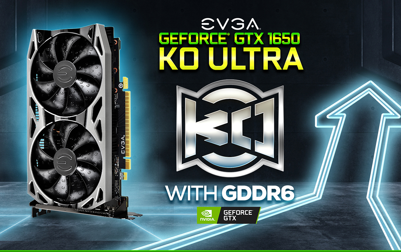 EVGA GeForce GTX 1650 KO ULTRA GDDR6 GAMING