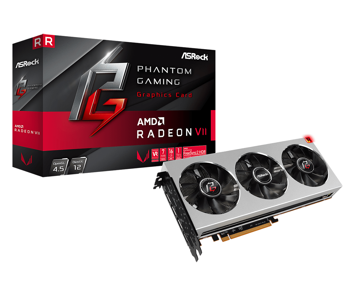 ASRock Phantom Gaming X Radeon VII 16GB HBM2 PCI Express 3.0 x16