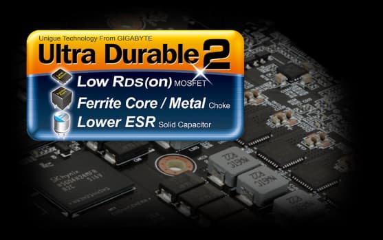 Ultra Durable 2 Low RDS(on), Ferrite Core/Metal and Lower ESR