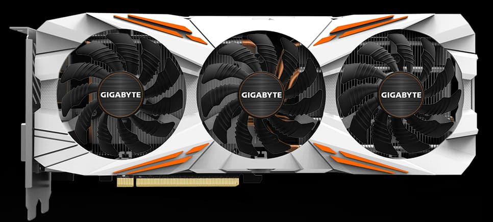 Three 3D Active Fan on the graphics card