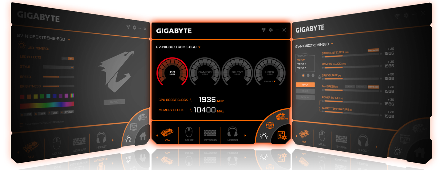 GIGABYTE Graphics-Card Tuning Software Windows