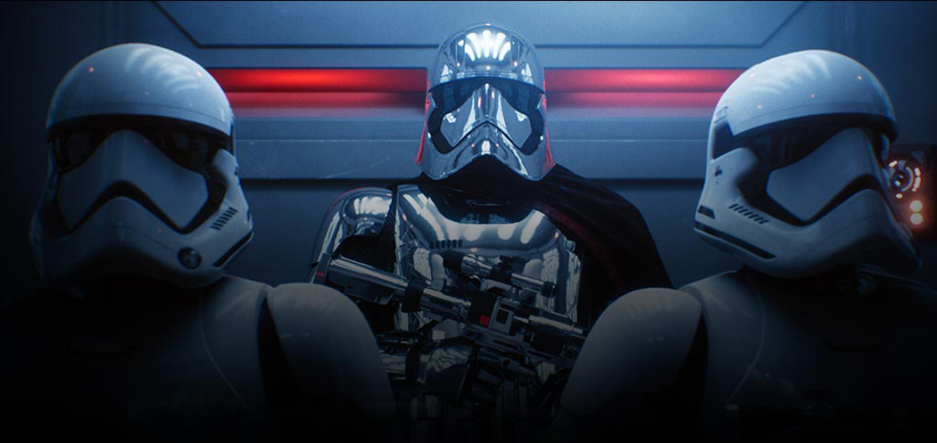 Captain Phasma and First Order Stormtroopers