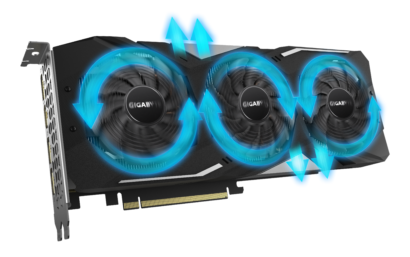 GeForce® GTX 1660 SUPER™ GAMING OC 6G with the aluminum radiator