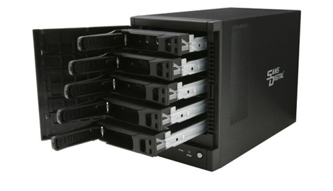 Sans Digital 5-Bay ESATA RAID 0/1/10/5/JBOD Tower Storage Enclosure W ...