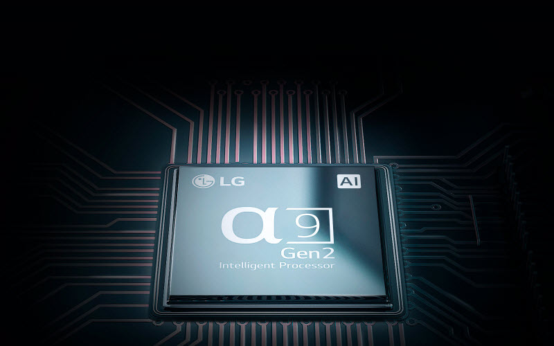 a close look at LG a9 4K processor