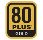 80PLUS® Gold Certified Super High Efficiency