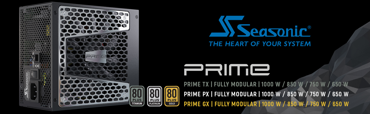 PC/タブレット PCパーツ Seasonic PRIME TX-750, 750W 80+ Titanium, Full Modular, Fan 