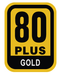 80 Plus Gold Certification for great efficiency
