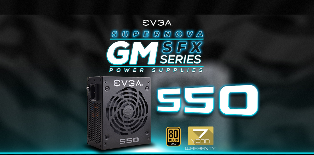 EVGA SuperNOVA 550 GM, 80 Plus Gold 550W, Fully Modular, ECO Mode 