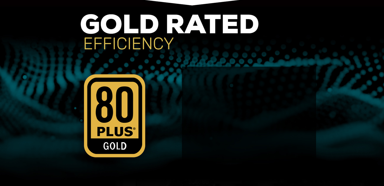 Gold rated and 80 Plus certification icon