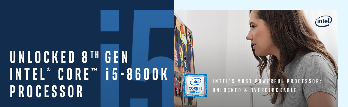Image result for Intel Core i5-8600 9M Cache, 3.10 GHz up to 4.30 GHz Processor