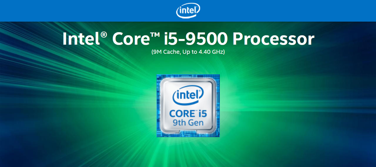 Intel Core i5 9th Gen - Core i5-9500 Coffee Lake 6-Core 3.0 GHz 