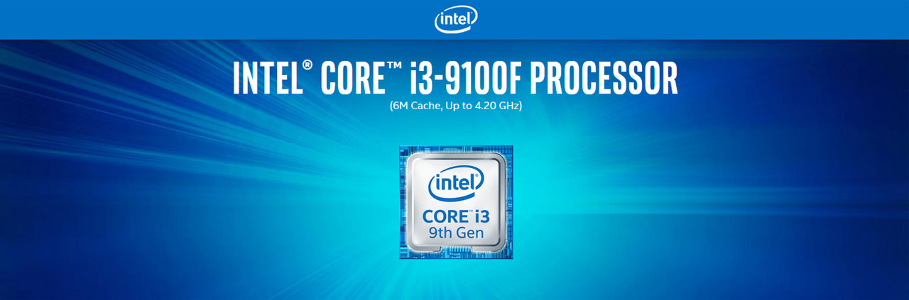 Intel Core i3-9100F Coffee Lake 4-Core 3.6 GHz (Turbo) Desktop Processor