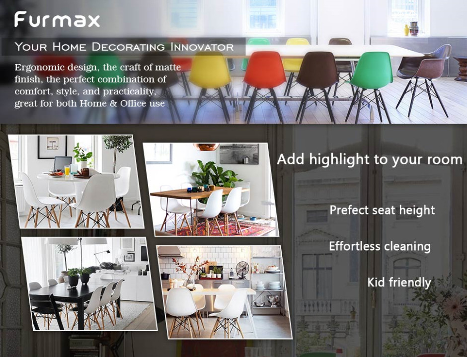 Furmax Pre Assembled Modern Style Dining Chair