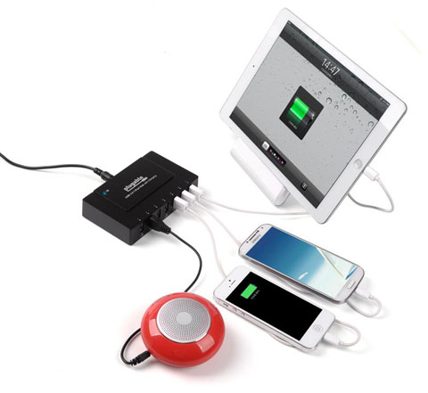 Charge Up to Seven Devices at a Time
