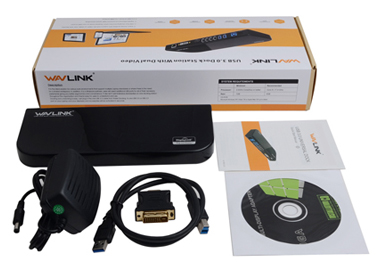 Wavlink Dual Video USB Docking Station HDMI & DVI/VGA