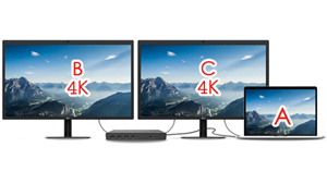 Universal 5K USB C Laptop Docking Station