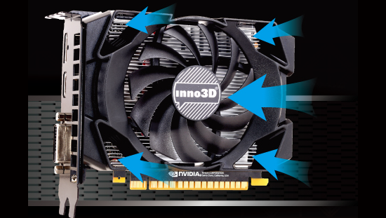 Inno3D GeForce GTX 1050 Ti Twin X2 4GB PCI-E x16 3.0 GDDR5 