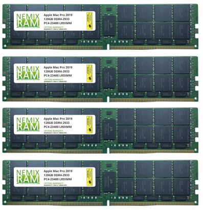 1.5TB 12x128GB DDR4-2933 PC4-23400 LRDIMM Memory for Apple Mac Pro MacPro 7,1 by Nemix Ram Server - Newegg.com