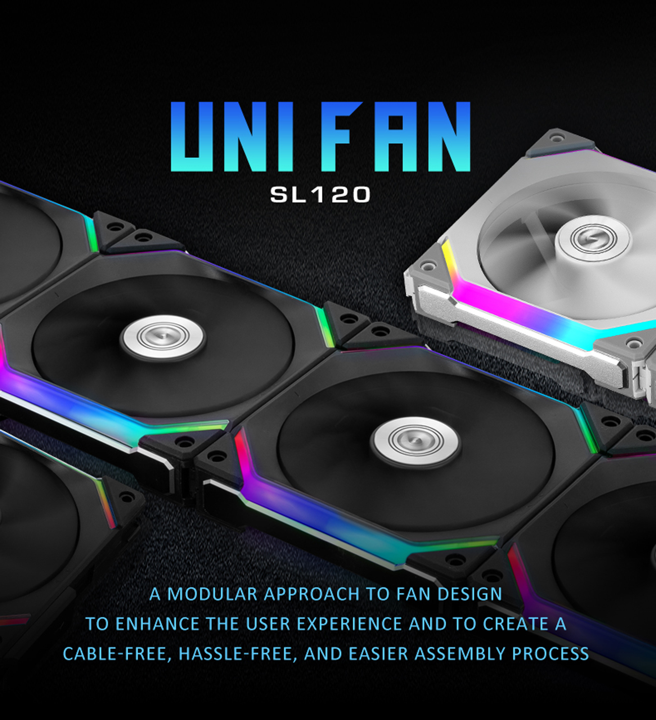 LIAN LI UNI FAN SL120 RGB WHITE