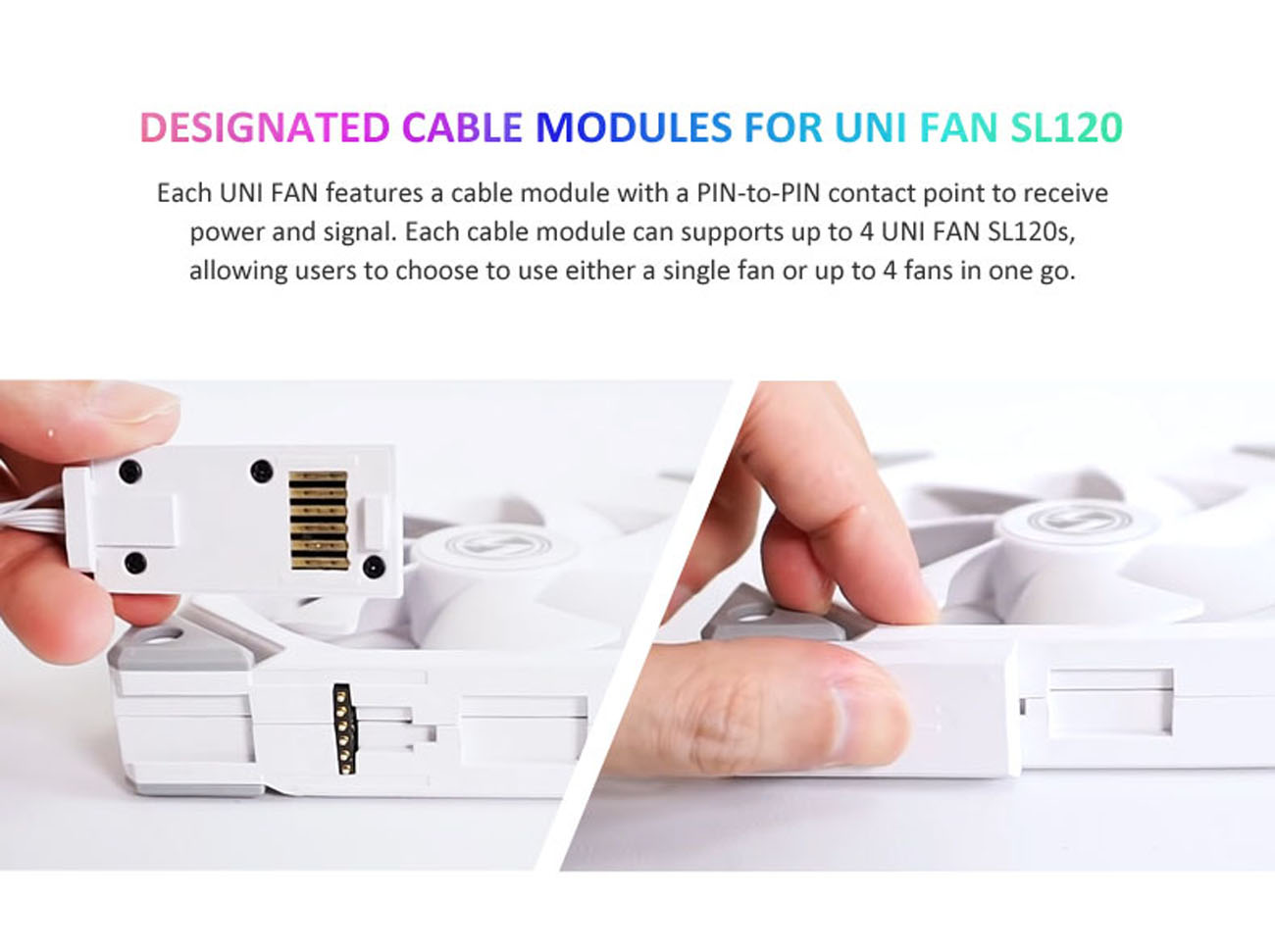 lian li uni fan sl120 3 pack white