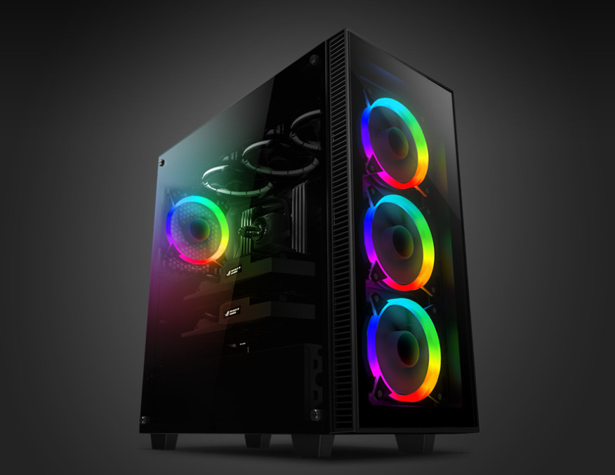 Anidees Wireless RGB LED 120mm Case Fan