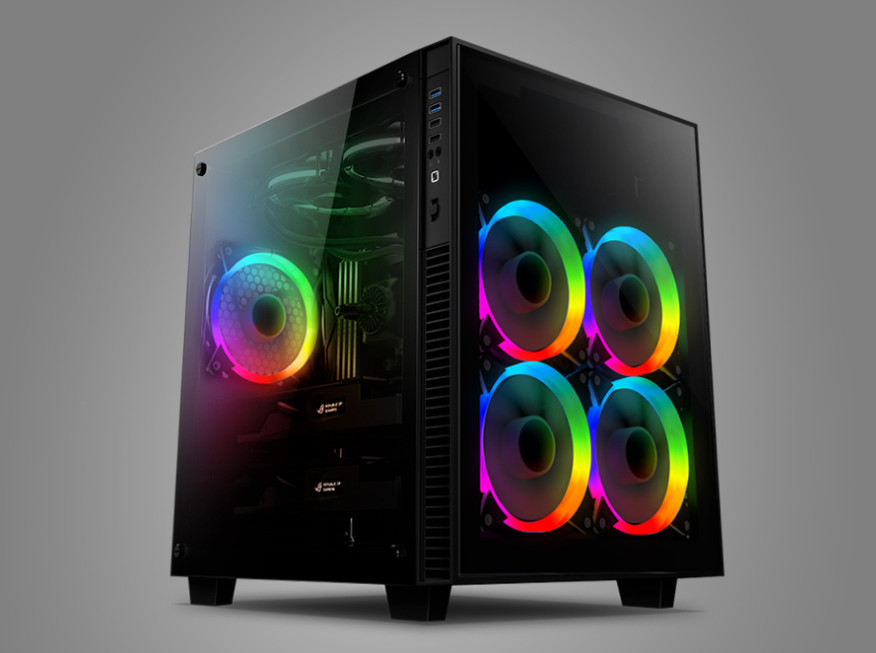 Anidees Wireless RGB LED 120mm Case Fan